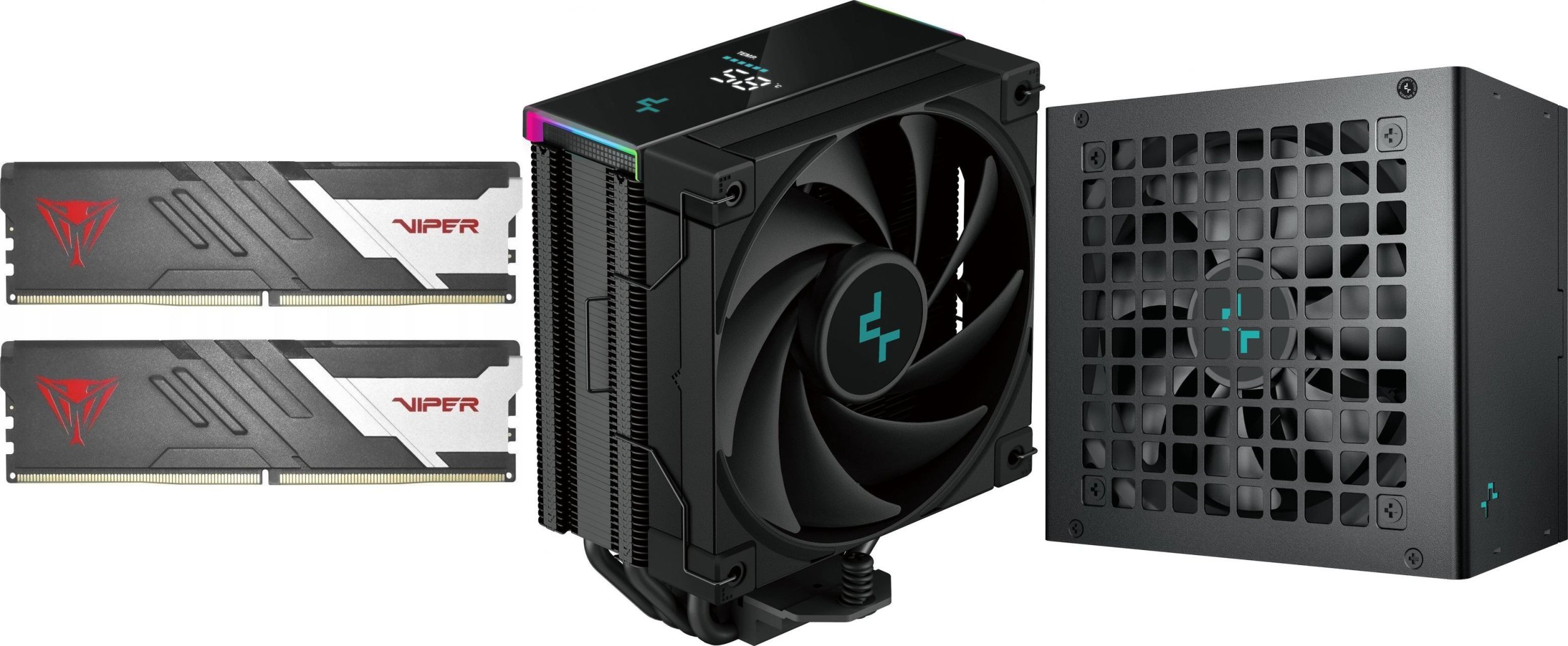 Pamięć Patriot Zestaw Pamięć Patriot PVV532G600C30K + Zasilacz, Chłodzenie Deepcool