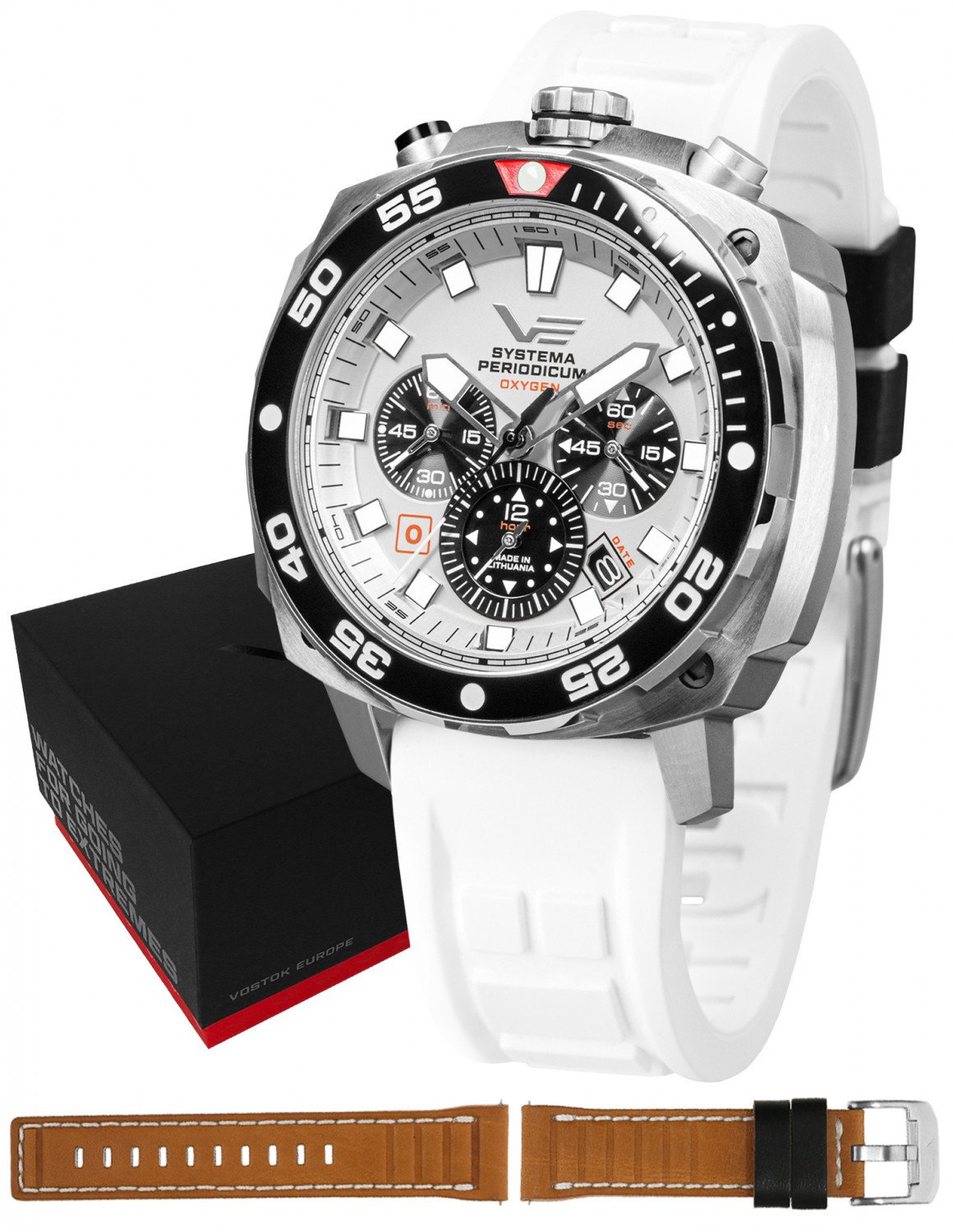 Zegarek męski Vostok Europe VK67-650A722SW czarny