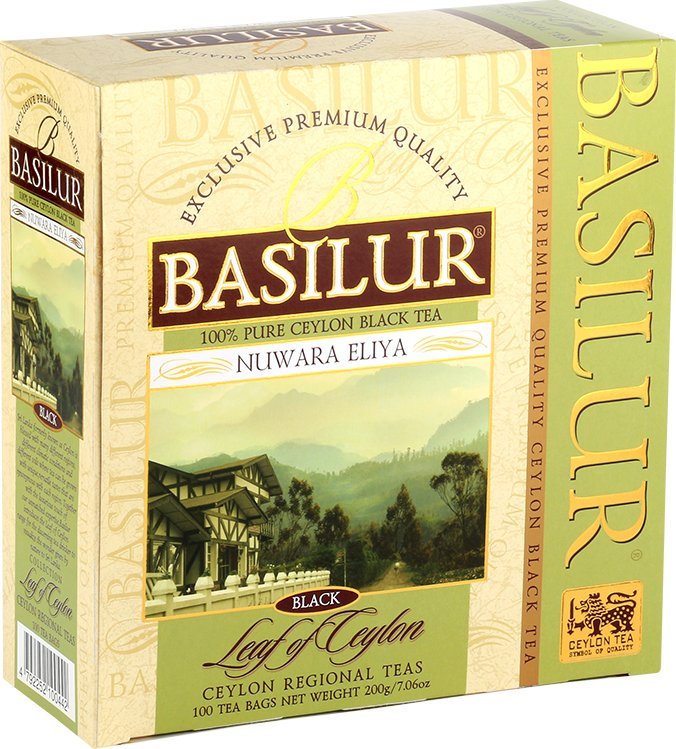 Basilur Basilur NUWARA ELIYA herbata czarna cejlońska BOPF - ekspresowa 100 x 2 g