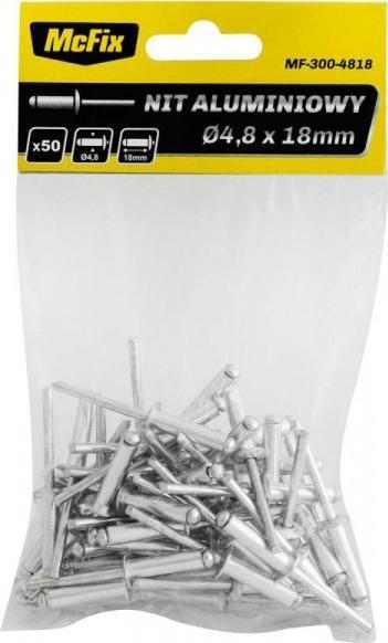 MCFIX NITY ALUMINIOWE OP-50SZT 4.8*10MM