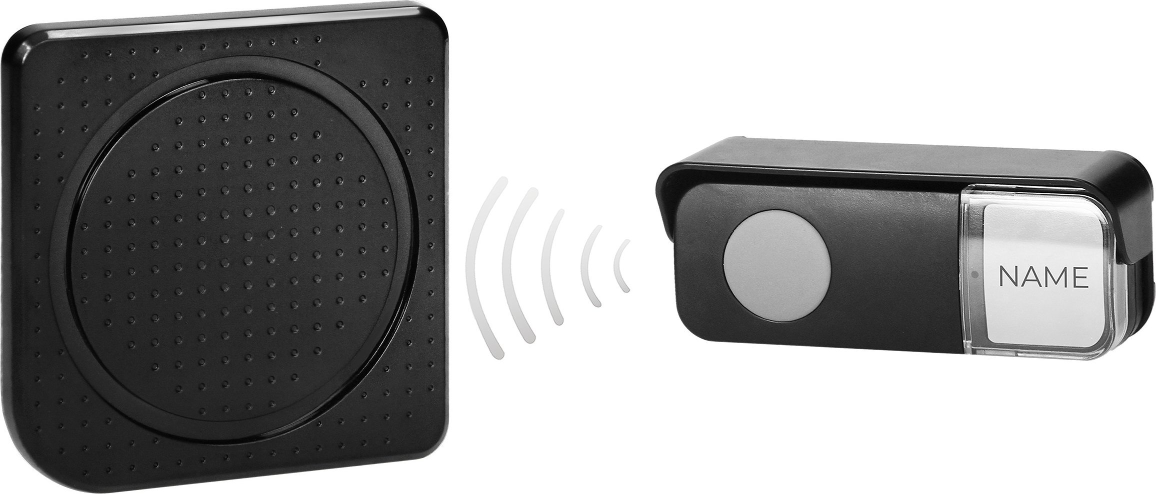 Orno TOGI AC sieciowy dzwonek bezprzewodowy, czarny