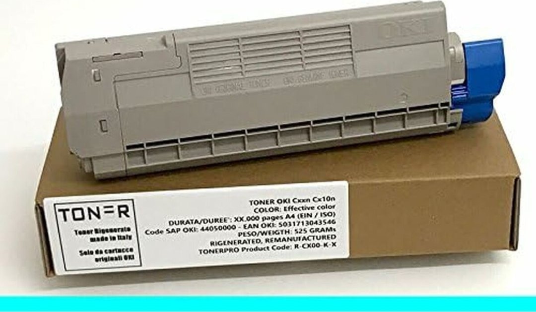 Toner OKI Toner Oryginalny OKI 44315319 Czarny Turkusowy