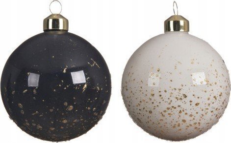 Kaemingk Bombka na choinkę świąteczna szklana 8 cm