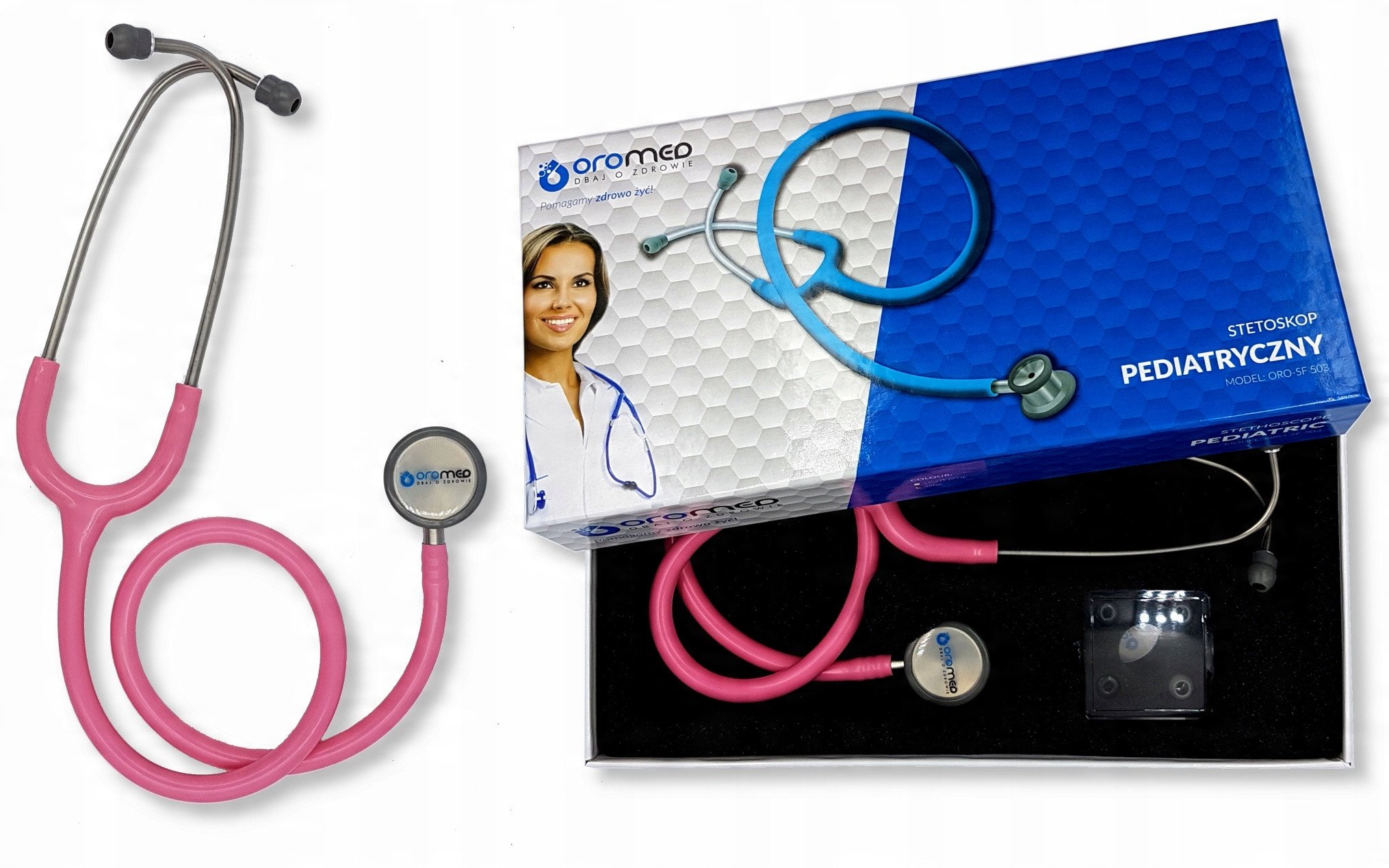 Stetoskop pediatryczny Oromed ORO-SF 503 różowy one size