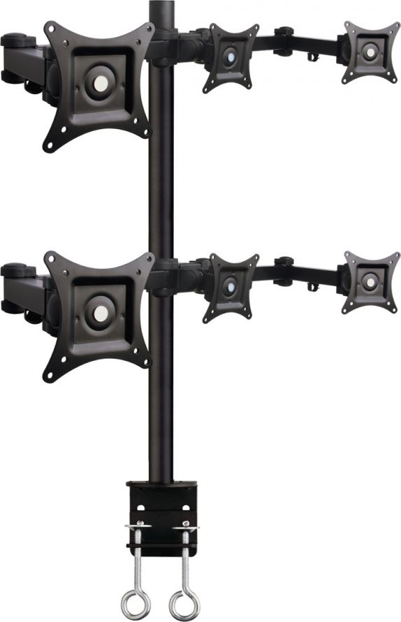 Art Uchwyt biurkowy na 6 monitorów 13" - 20" L-06 (RAMART L-06)