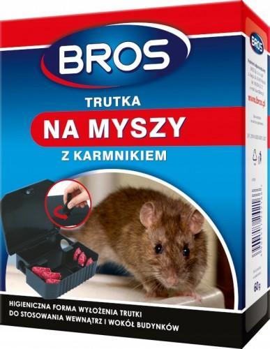 Bros Trutka łapka na myszy z karmnikiem 60 g