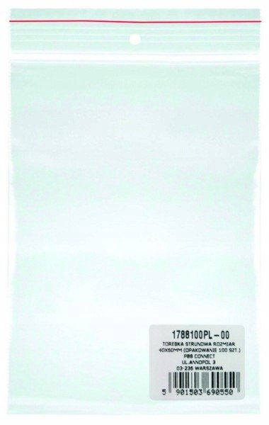 Torebka strunowa OFFICE PRODUCTS, LDPE, 300x400mm, 100szt., transparentna