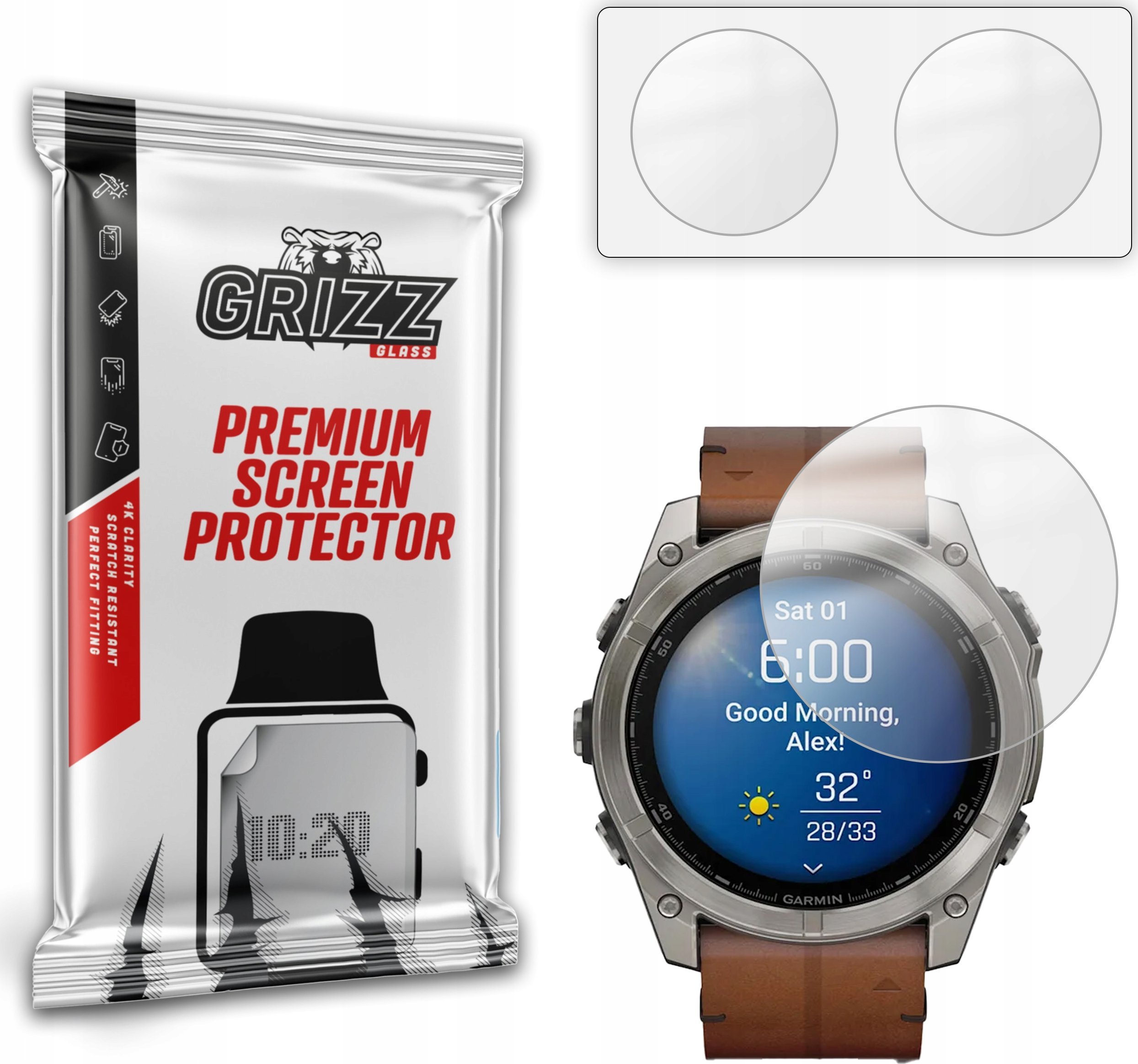 Folia matowa GrizzGlass PaperScreen do Garmin Fenix 8 51mm