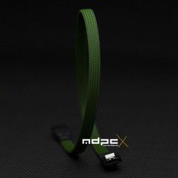 MDPC-X Oplot kabla SATA Sleeve Medium Zielony 1m (SL-SA-RG)