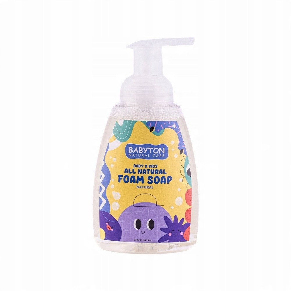 Babyton, Baby&Kids, Mydło w piance, Bezzapachowe, bezpieczny od narodzin, 350 ml