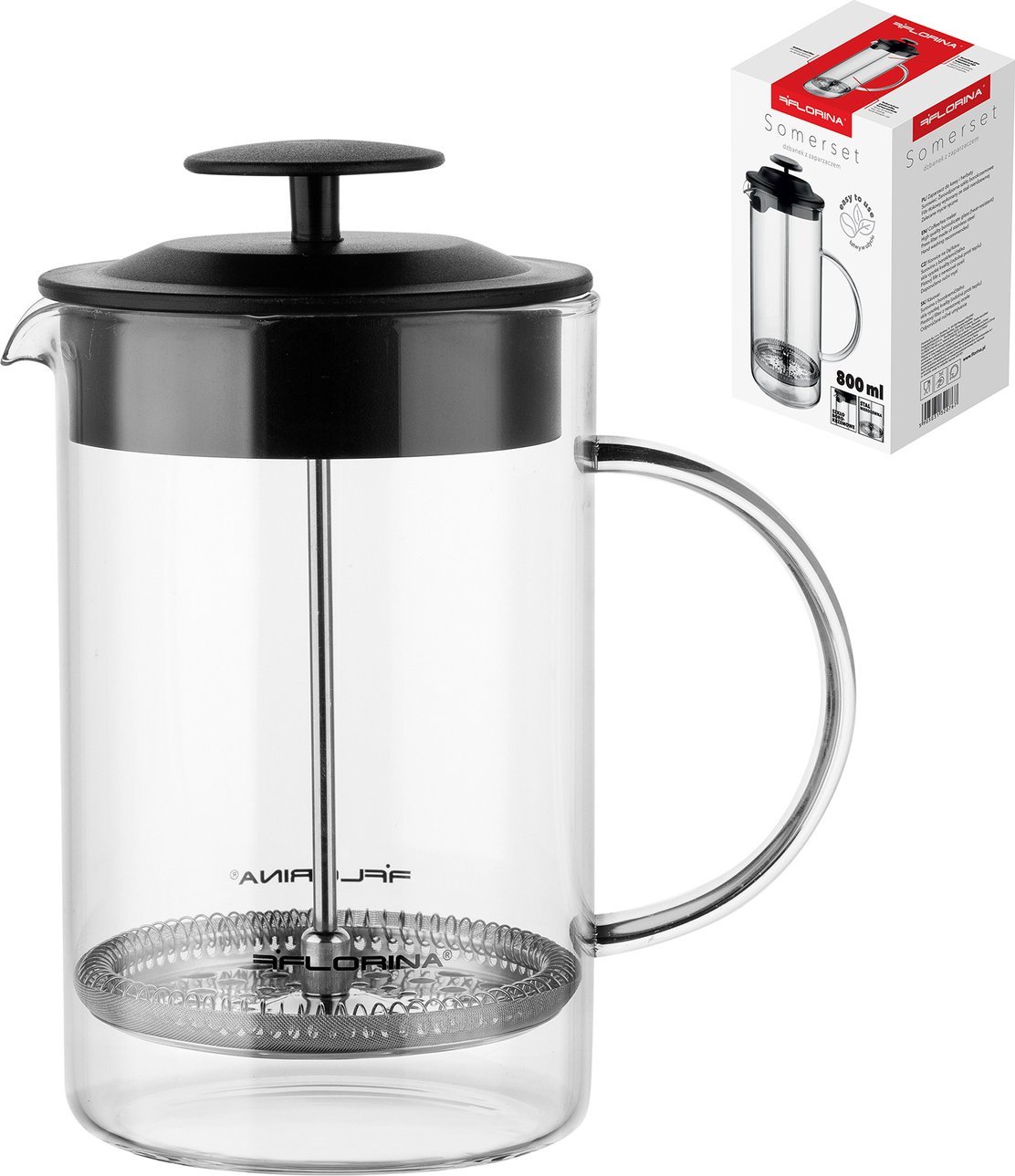 Florina Dzbanek z zaparzaczem Somerset 800 ml