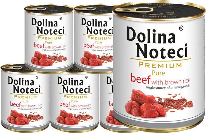 Dolina Noteci Premium Pure z wołowiną 6x800g