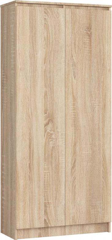 Fabryka Mebli Akord REGAŁ BIUROWY SZAFA R 80 cm CLP 2 DRZWI 8 PÓŁEK DĄB SONOMA