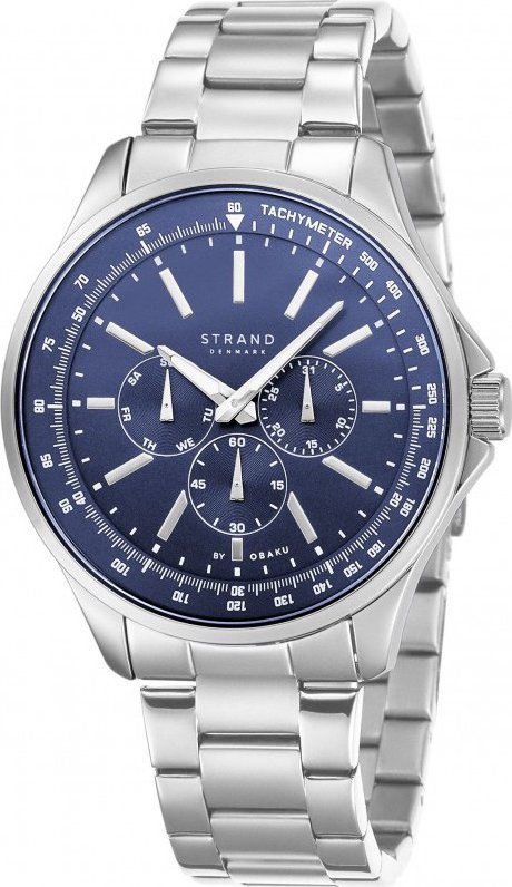 Zegarek Strand Zegarek męski Strand S708GMCLSC srebrny