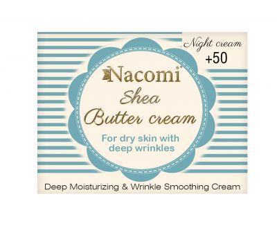 Nacomi Krem z masłem Shea 50+ na noc 50 ml