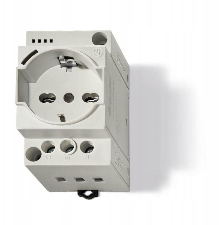 Gniazdo modułowe serwisowe na szynę DIN RAL7035 7U.00.8.230.0000