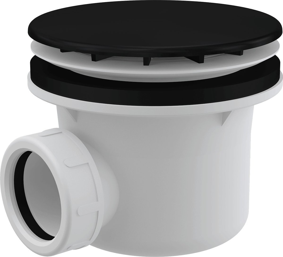 Syfon Franke Syfon brodzikowy korek, czarny-mat