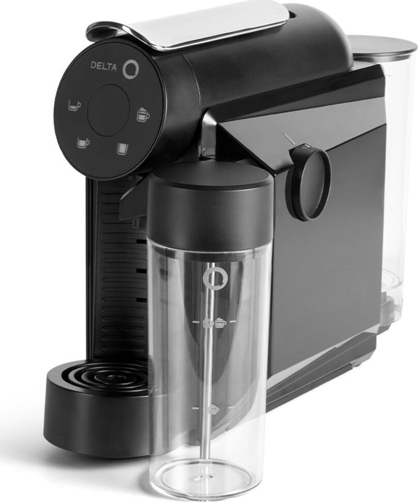 Ekspres na kapsułki Delta Q Mini MilkQool Czarny