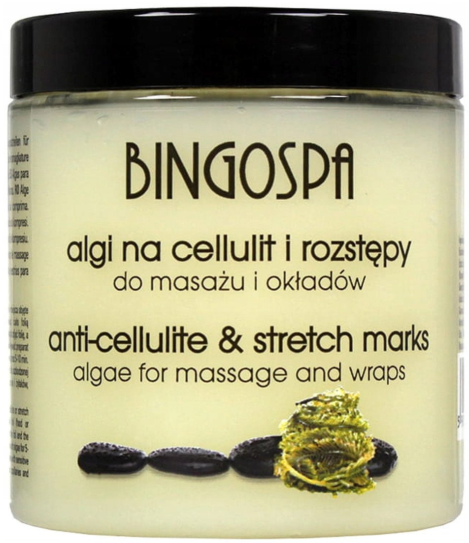 BINGOSPA Algi na cellulit i rozstępy - do masażu okładów 250g