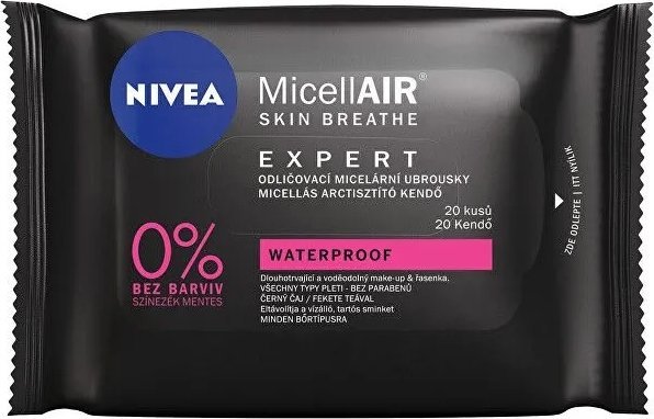 Nivea MicellAir Expert Chusteczki micelarne do demakijażu 20 szt.
