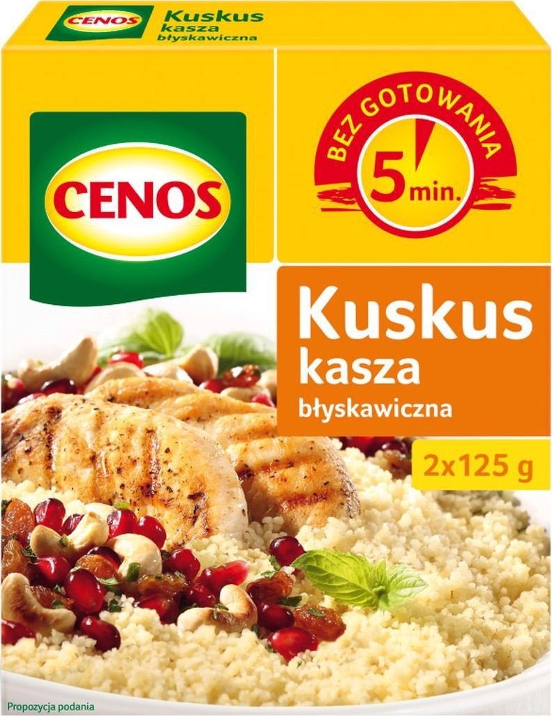 Cenos Cenos Kuskus kasza błyskawiczna 250 g (2 torebki)