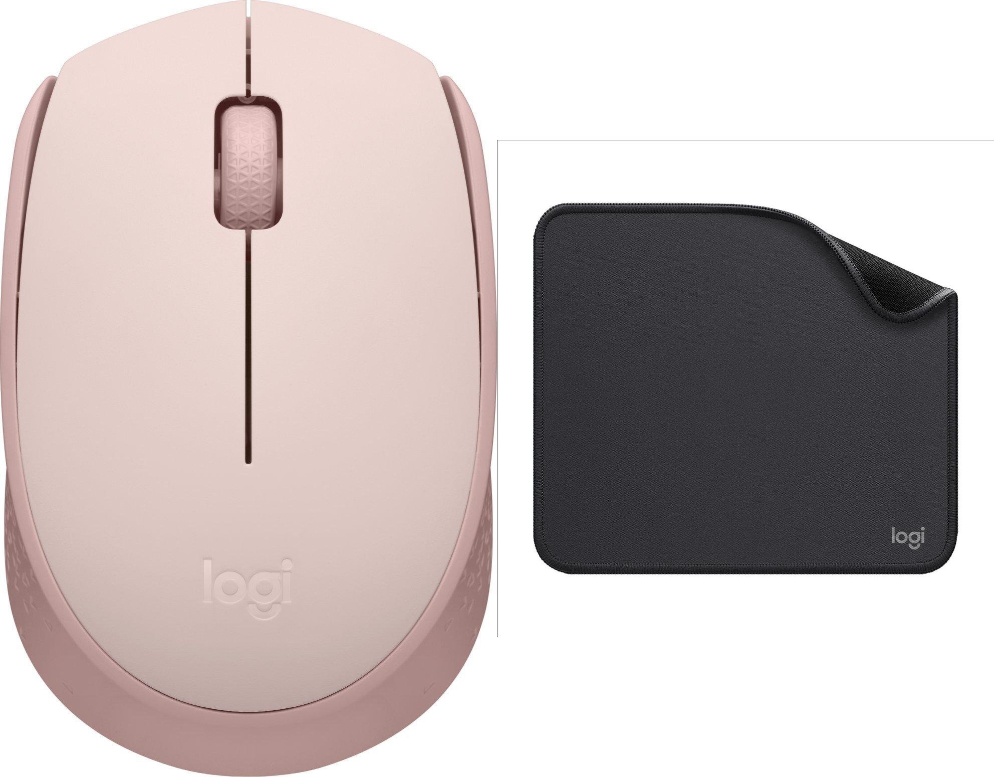 Mysz Logitech M171 różowa (910-006865) + Studio Series - GRAPHITE (956-000049)