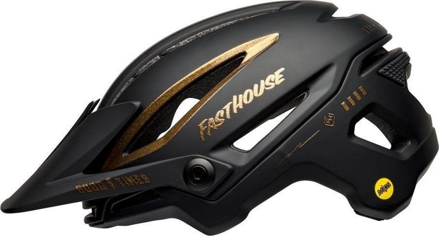 Bell Kask mtb BELL SIXER INTEGRATED MIPS fasthouse matte gloss black gold roz. S (52–56 cm) (NEW)