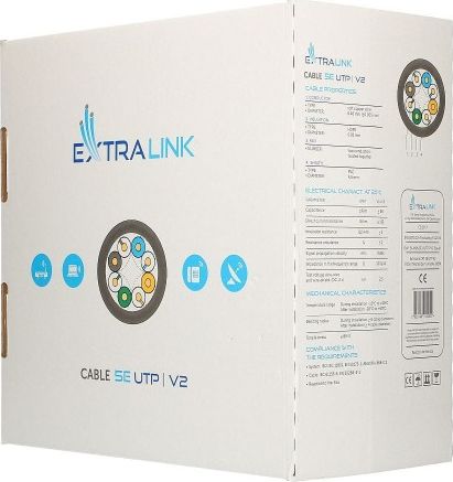 ExtraLink ExtraLink CAT5E UTP (U/UTP) V2 INDOOR TWISTED PAIR 305M