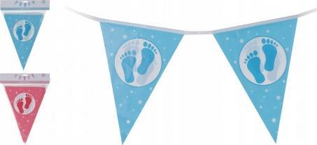 Koopman Girlanda na narodziny ozdoba baby shower 3,5 m