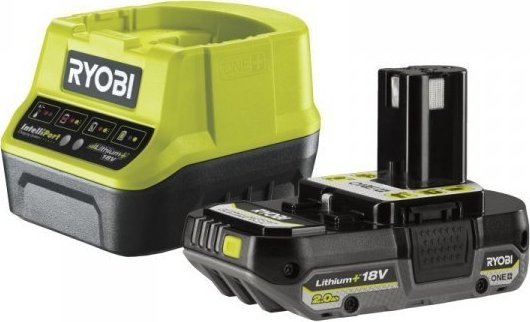 Ryobi AKUMULATOR LI-ION 2.0AH 18V + ŁADOWARKA ONE+ RC18120-120C (1 SZT)