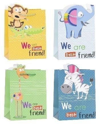 Torebka ozdobna 26x32x10cm hot-stamp mix ROZETTE