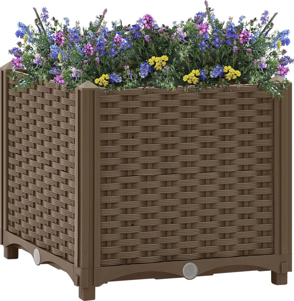 vidaXL Donica do podniesionej rabaty, 40x40x38 cm, polipropylen