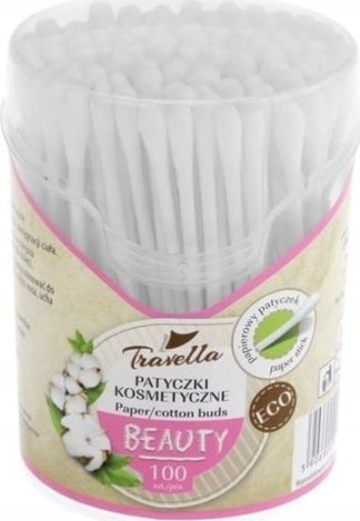 Ravi Patyczki kosmetyczne Beauty 100 sztuk bawełniane zapas
