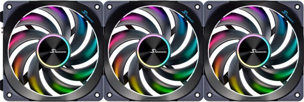 Wentylator SeaSonic MagFlow 120 ARGB 3-pack (MAGFLOW-ARGB-3)