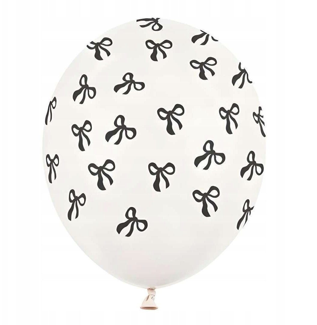 Balony Kokardki Pastel Off-white 30cm 50szt