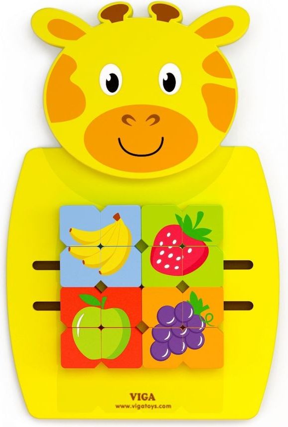 Viga Układanka panel ścienny - Żyrafa