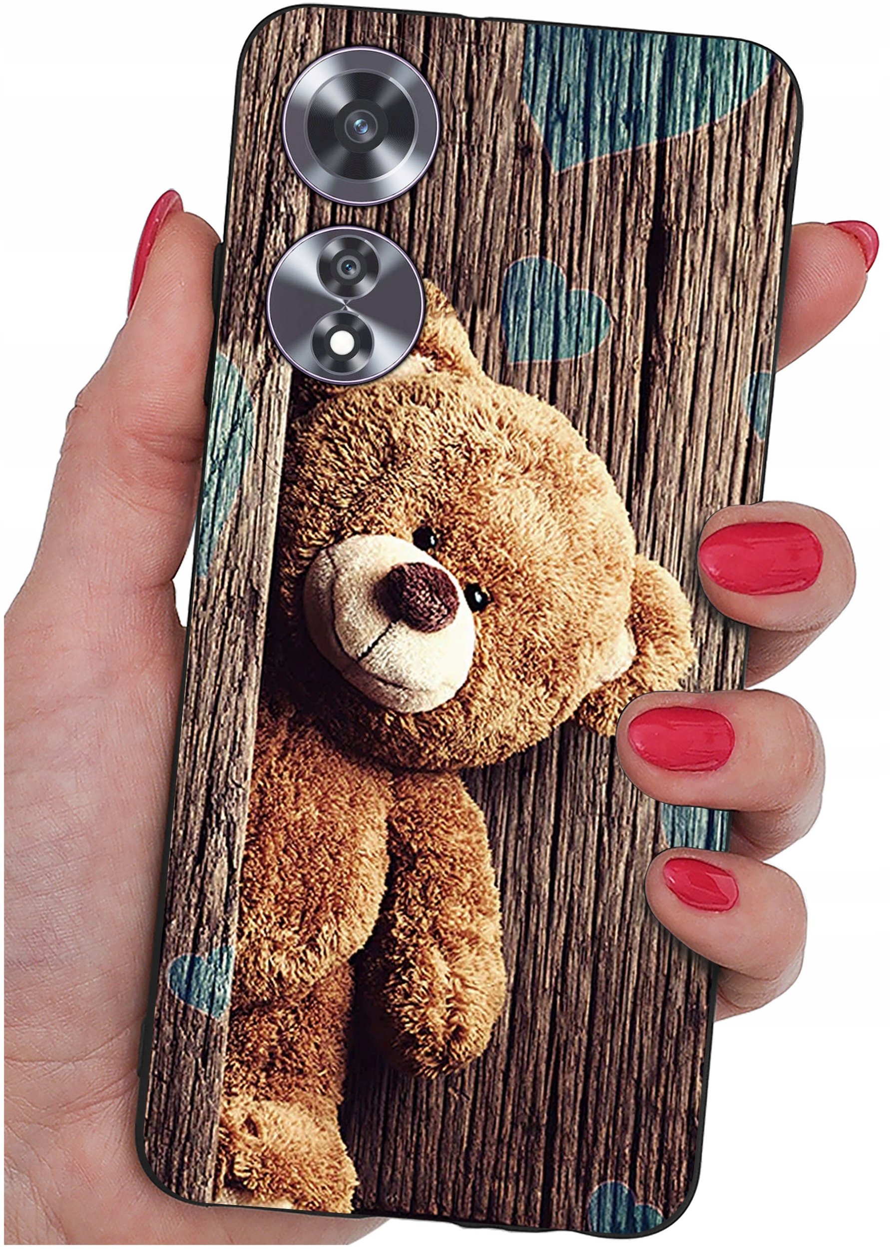 Etui do Oppo A60 4G WZORY |SILIKONOWE MATT CASE + SZKŁO 9H