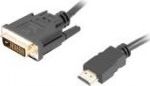 Kabel Lanberg HDMI - DVI-D 1.8m czarny (CA-HDDV-20CU-0018-BK)