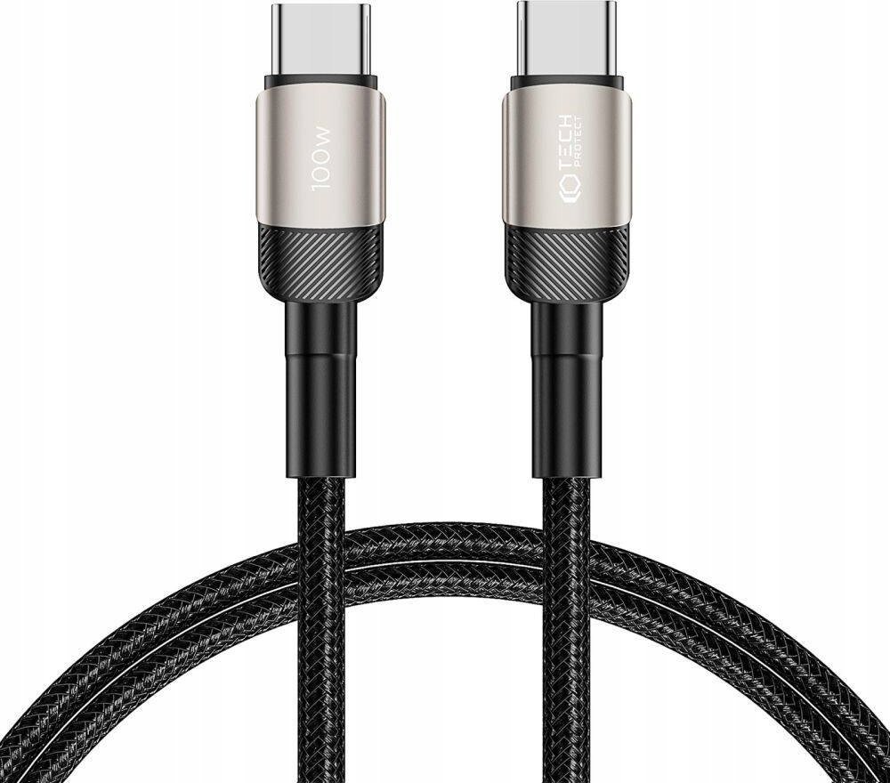 Kabel USB Tech-Protect USB-C - USB-C 1 m Czarny (5906203690633)