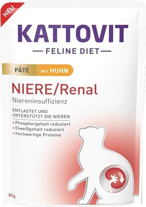Kattovit Kattovit Renal Karma dla Kota Na Nerki Kurczak 85g