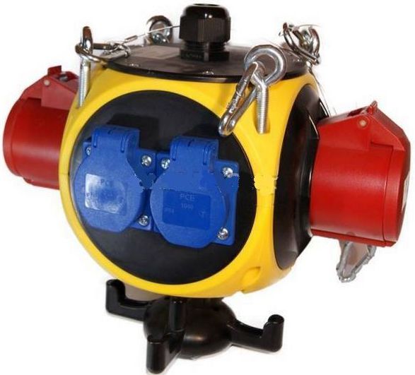 PCE Rozdzielnica przenośna PEGASUS 16A/5P 2xGS (9034010y)