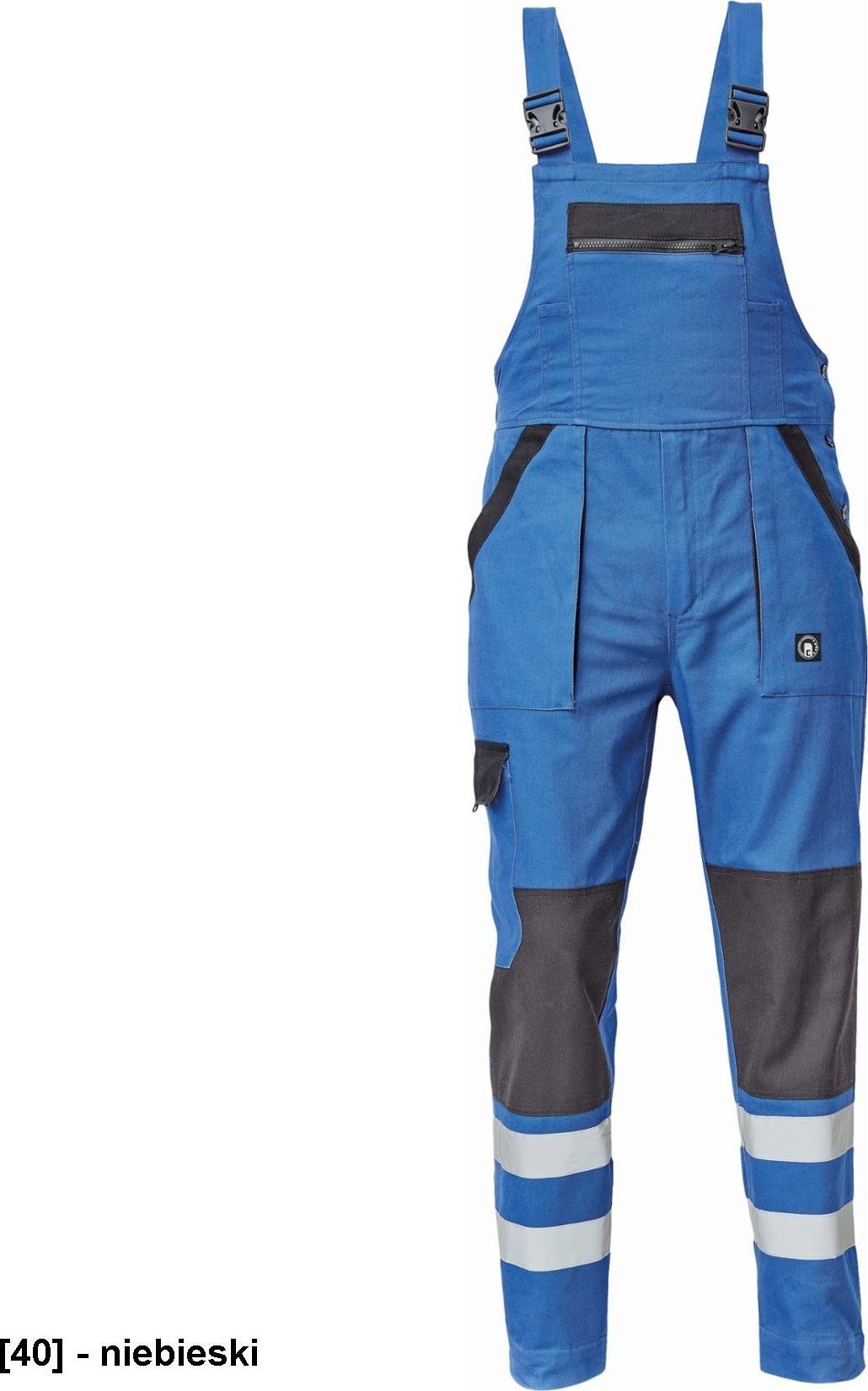 CERVA MAX NEO RFLX - ogrodniczki - niebieski 60