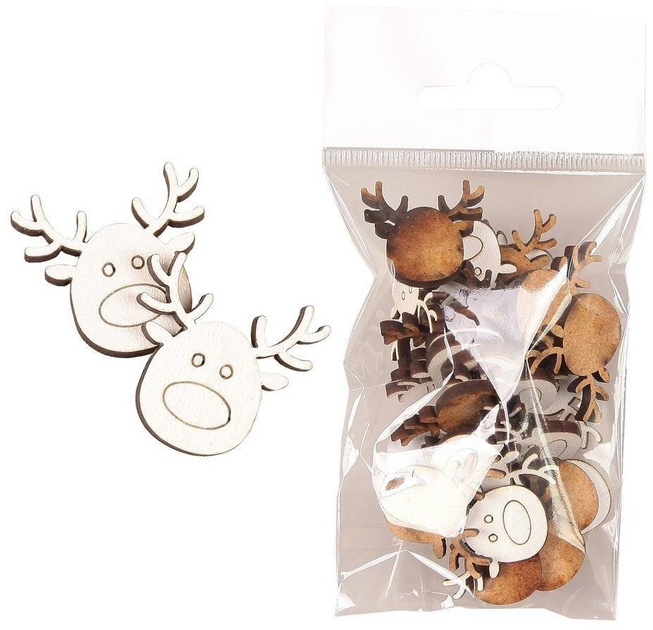 Renifer drewniany 24szt