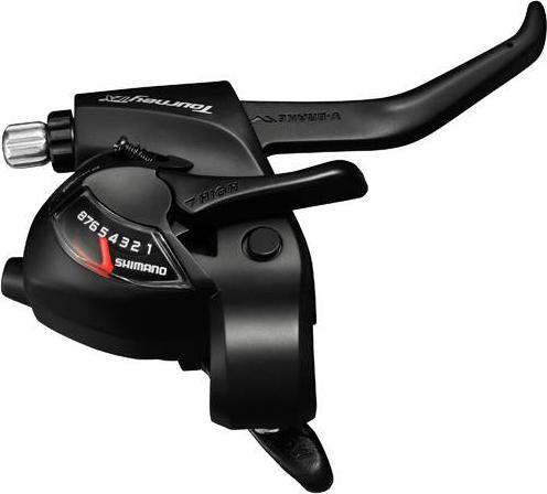 Shimano Dźwignia przerzutki-hamulca ST-TX800 3-rzędowa lewa V-Brake czarna Uniwersalny