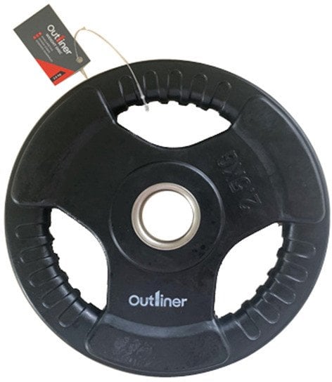 RUBBER PLATE WITH HANDLE CUT 2.5KG