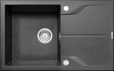 Zlewozmywak Deante 1-komorowy Andante z ociekaczem 49 x 78cm szary (ZQN_S113)
