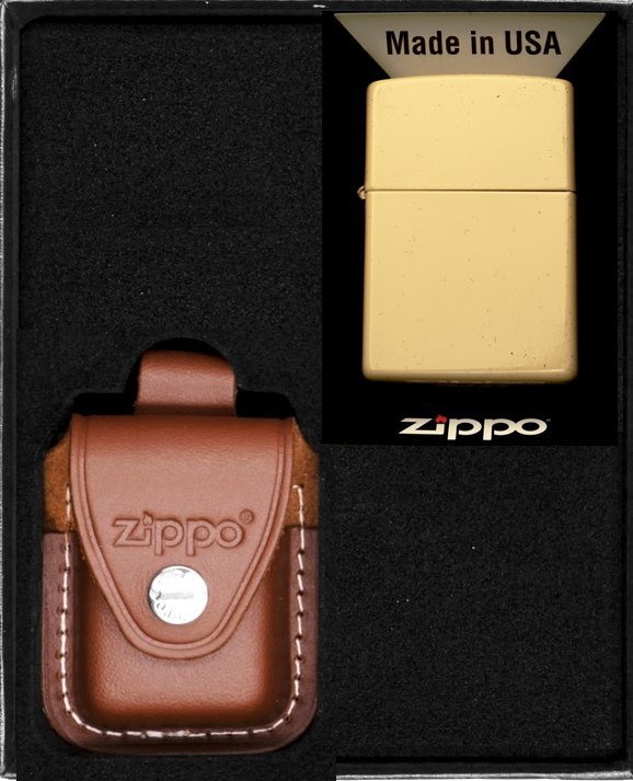 Zestaw ZIPPO Zapalniczka FLAT SAND Box No2