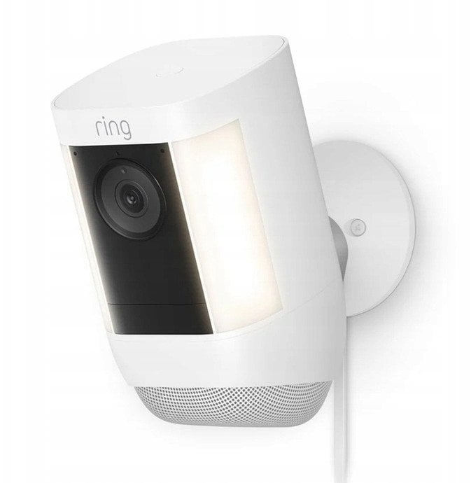 Kamera Ring Spotlight Cam Pro Plug-in biała