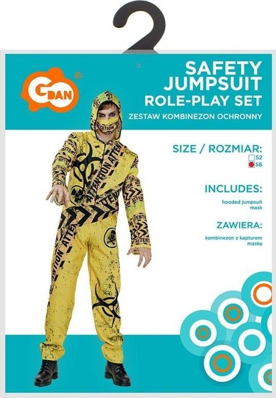 Strój dla dorosłych Kombinezon ochronny rozm. 56