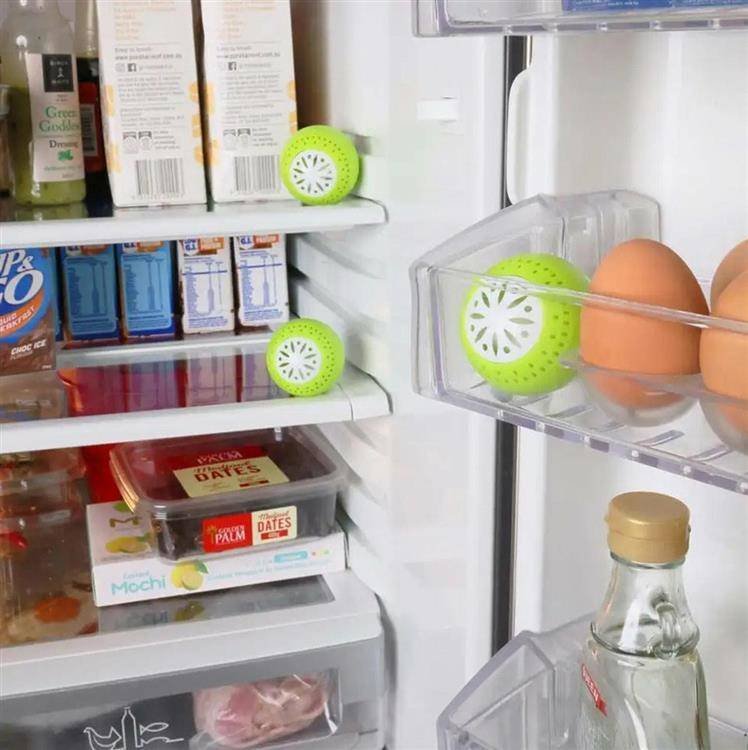 Aptel Kulki Pochłaniające Zapach do lodówki 3 sztuki 5cm zielone AG999